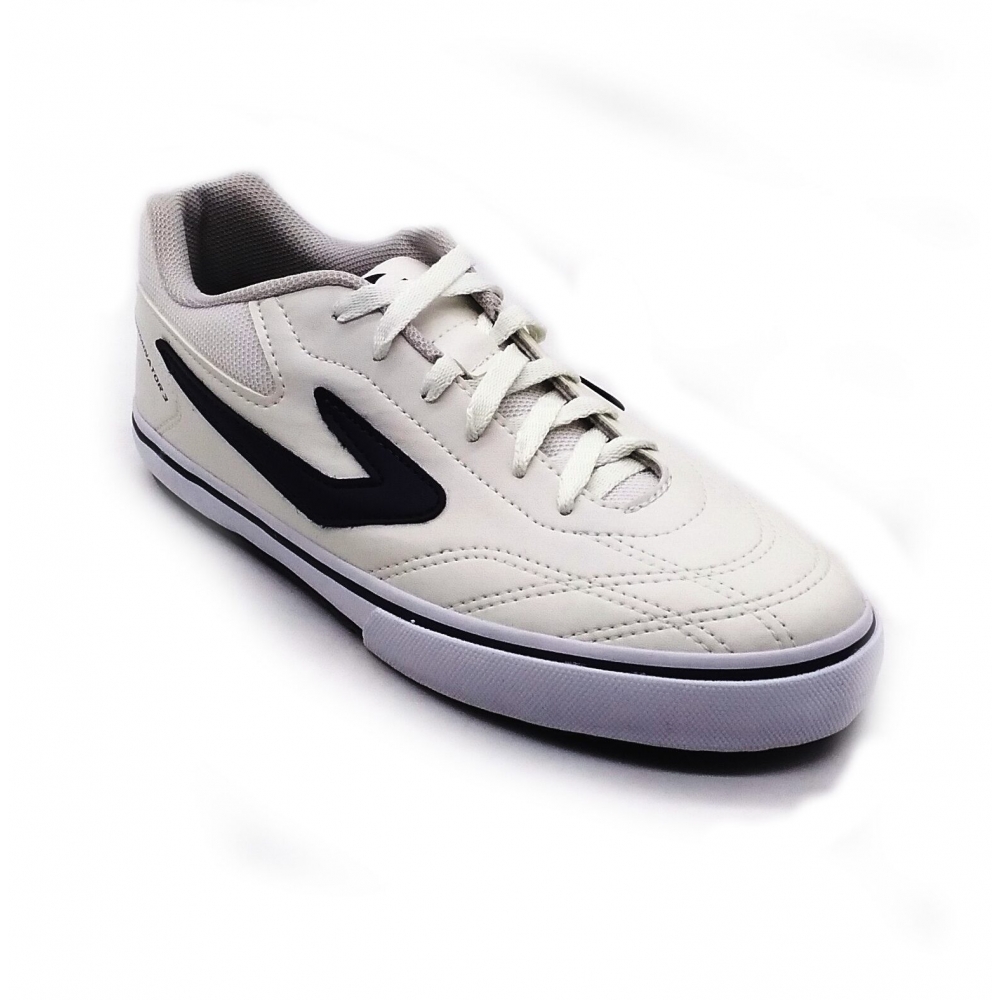 Chuteira  Futebol De Salão Topper Dominator 3 - BRANCO / MARINHO
